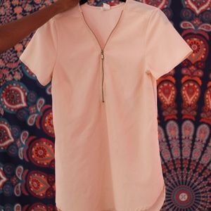 Pink Zip Up Top